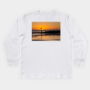 Sunrise in Northumberland Kids Long Sleeve T-Shirt